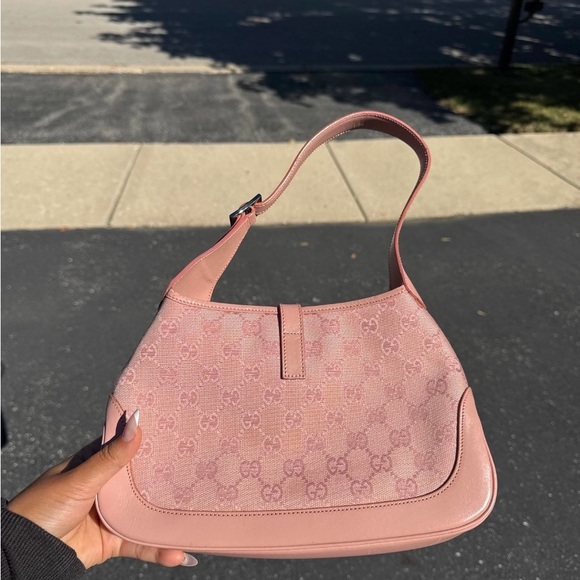 Pink Vintage Gucci Jackie Bag - Picture 3 of 13
